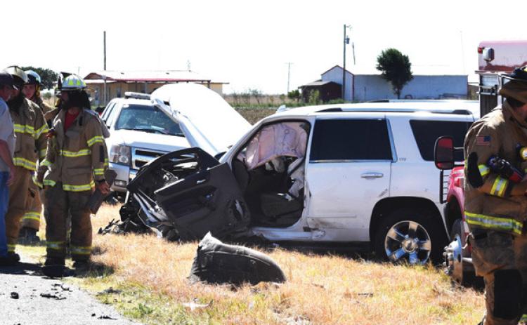 Head-on crash injures two
