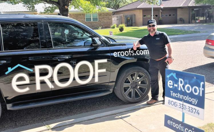 Project manager JR Ferguson and eROOF opened their doors to offer professional residential and commercial roofing and services to Dimmitt residents.