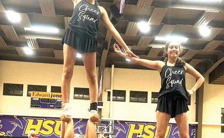 DHS Cheer at Camp