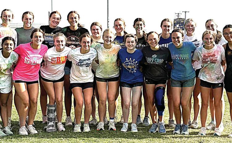 The NHS Color Run was held this past Saturday and had its biggest turnout ever. The girls faced a 2-mile run and the boys, a 3-mile run. Panhandle, Lazbuddie and Hart XC teams participated along with two runners from Abilene and Brenham who are attempting to run 5K in every county in Texas. Jordy Rowland and North Gin donated water for the run. The event was a fundraiser for the Nazareth Swiftettes.