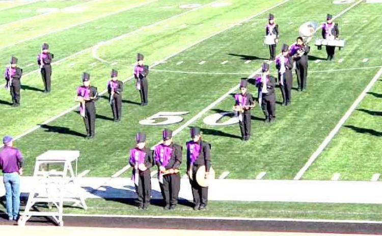 The Dimmitt High School marching band earned at Division 1 ranking at contest.