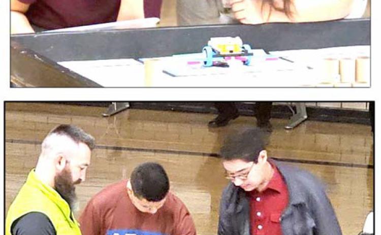 Two Hart Robotics teams competed on March 4 at the GEAR/Get Excited About Robotics 2023 Festival of Frenship Trial Run. Team 1, Zayden Diego and Rita Rodriguez earned 110 points to place third out of 35 teams, and Team 2, Emma Saldana and Letizia Dominguez, eared 75 points, finishing sixth place.
