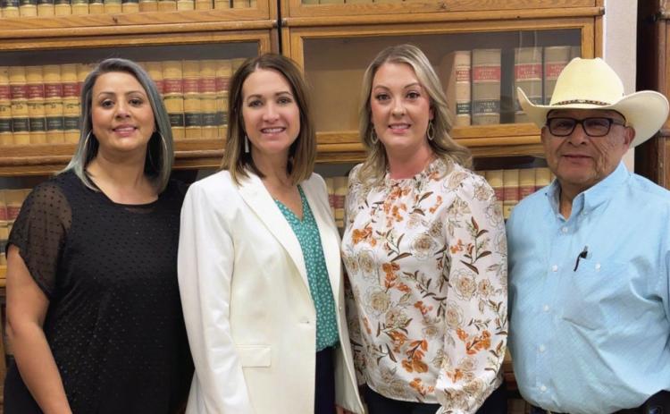 Swisher County/District Attorney’s Office: Rachel Luker, Amy McAtee, Brittany Sturgess, and Abdon Rodriguez