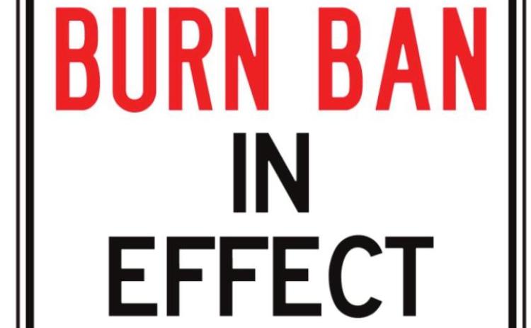 County burn ban in effect