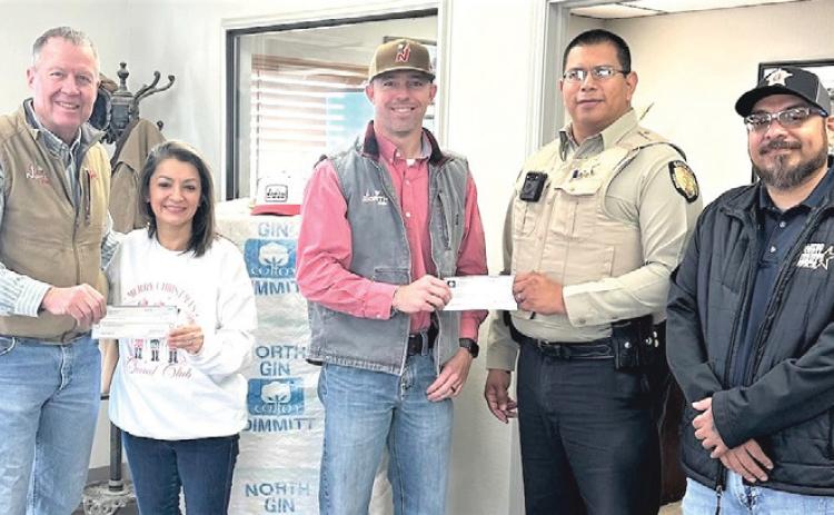 North Gin, Mortensen Wind Energy, and Invenergy/ Bethel Wind Farm made generous donations to the annual Sheriff’s Toy Drive, along with others who donated money and toys for children in the county. Sheriff Sal Rivera and deputies delivered the toys to families who signed up on Dec. 23-24. Sheriff Sal Rivera thanked all those who participated to bring joy to many children in the county. North Gin also made donations to Child Protective Services.