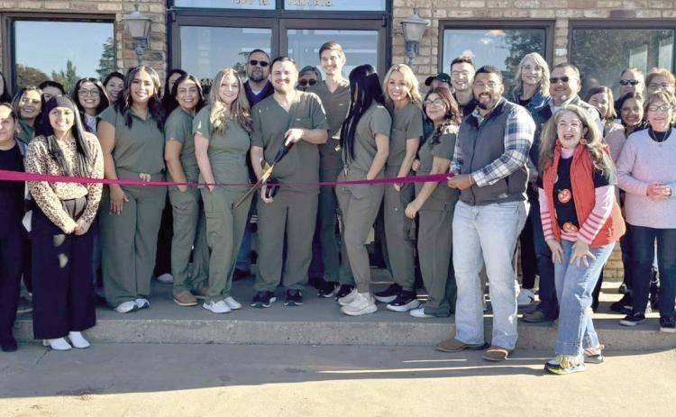 The Deaf Smith County Chamber of Commerce held a ribbon cutting ceremony Thursday for Panhandle Dental in Hereford. Panhandle Dental is located at 1300 W. Park Avenue and may be reached at (806) 591-3297. (Courtesy photo)