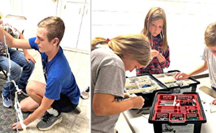 Castro County 4-H’ers had a meeting led by STEM Ambassador Spencer Acker who introduced the group to robotics. The group saw a robot in motion and then divided into teams who were challenged to build a robo-animal – ending up with a giraffe, a dog and snake. The teams also raced to see who could build the highest tower. Castro 4-H is working to put teams together for the Texas Tech GEAR Robotics competition. Please call the County Extension Office if interested in participating.