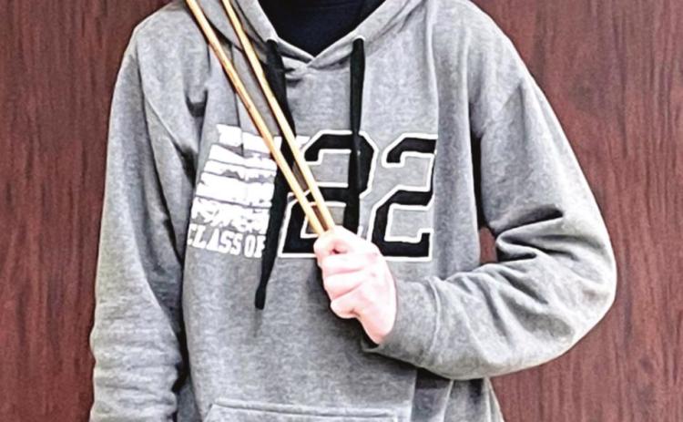 DHS Band percussionist