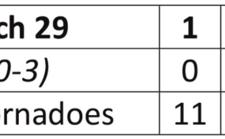 Bobbies lose to Golden Tornadoes
