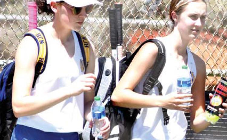 Nazareth Girls Doubles – Taylor Wethington and Chloe Birkenfeld