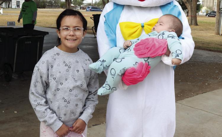 The Easter Bunny was available for pictures
