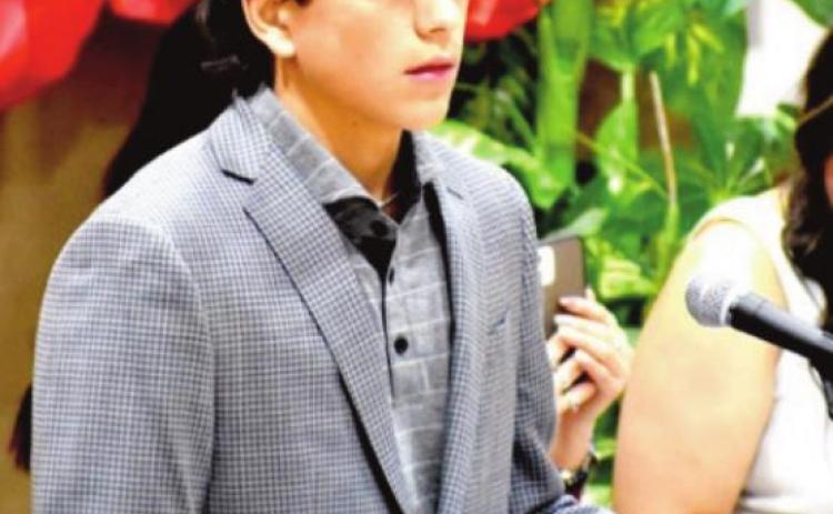 Will VanZee led the Pledge of Allegiance.