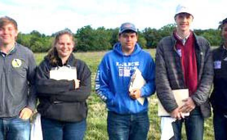 The Nazareth FFA Homesite Team competed at the state contest held at Tarleton State University among 59 other teams. They placed 21st overall. Team members include Caysen High, Maddie Leochner, Harrison Meador, Payton Durbin and Max Snead.