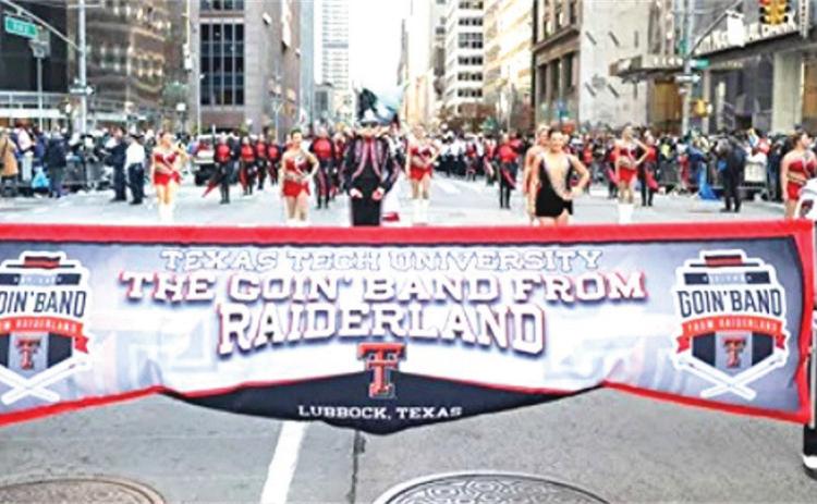 Texas Tech University Goin’ Band sparkles in Macy’s Thanksgiving Day Parade.