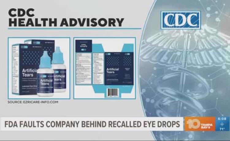 OTC eyedrops recalled