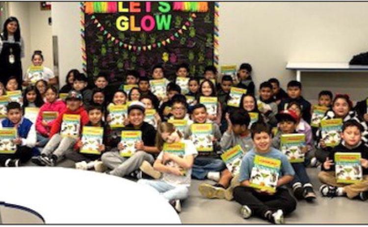 The Rotary Club of Dimmitt donated dictionaries to all the fourth-grade classes at Richardson Elementary who were excited to receive their new dictionaries.
