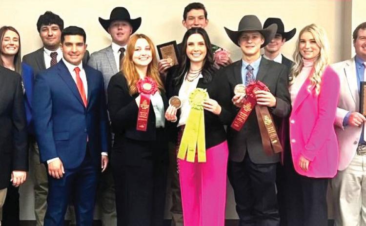 WTAMU’s meat judging team was named reserve champion at the Eastern National meat Judging Contest. Ryan Heitschmidt from Nazareth ranked No. 6 individually.