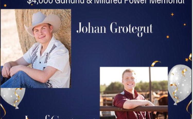 Johan, Josef Grotegut awarded $20K HLSR scholarships