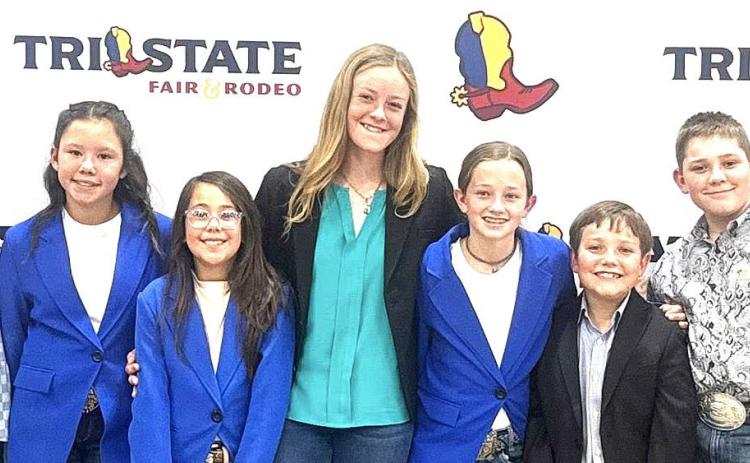 Castro County 4-H had two junior horse judging teams (3rd to 8th grade) compete at the Tri-State Fair. Team one (1st place) included Steeley Moore (2nd overall, 2nd in reasons), Zaybri Rivera, Trystan Crow and Hubb Paulson, and Team 2 (7th place) members Daleyza Garcia, Makenna Fabela, Nicole Birkenfeld and Hayse Moore.