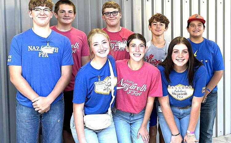 Nazareth FFA freshmen