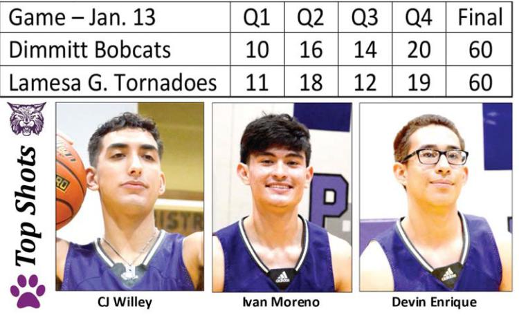 Dimmitt ties with Lamesa, 60-