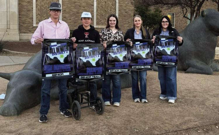 Swisher County Senior Livestock Skill-a-thon contestants
