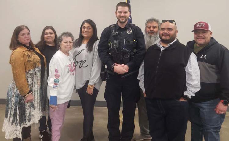 The Dimmitt Police Department recently participated in the Deaf Smith County Crisis Center Valentines Sweetheart Fundraiser. The non-profit crisis center has been helping victims of domestic violence and sexual assault since 1996 and is in Hereford. The center assists with counseling, temporary/emergency shelter, protective orders, and other resources, and offers services in English and Spanish. The 24-hour hotline is 806-363-6727.