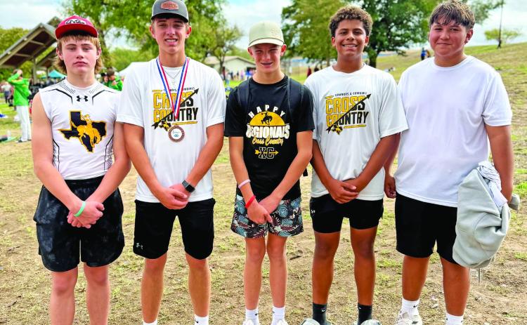 Happy Cross Country boys team. J’Lond Ferguson placed 3rd