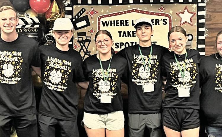 Castro County 4-H Spencer Acker joined the District 2 4-H Council officers at the Senior Power Camp after being chosen as secretary as one of for 2025-- 2026. He will be working alongside the team and AgriLife staff to plan district events.