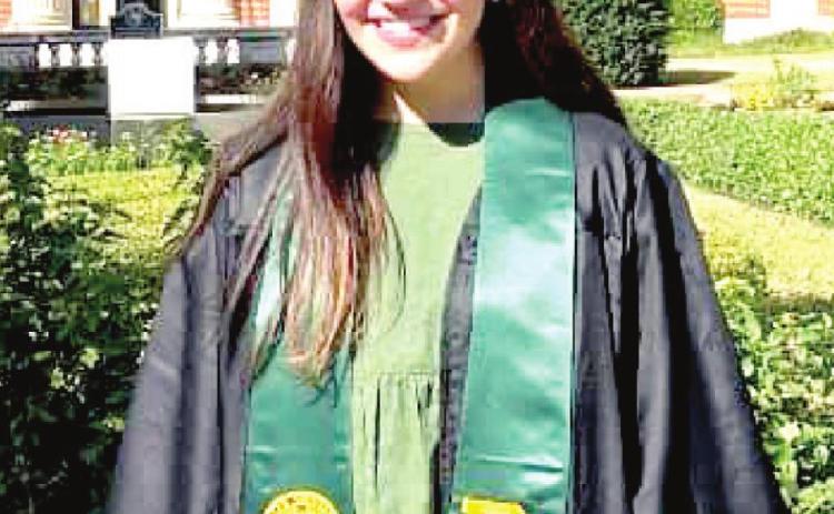 Claire Van Zee graduated from the University of Baylor this semester with a degree in journalism. She plans to begin her career and go to graduate school. Van Zee is a 2017 graduate of Dimmitt High School.