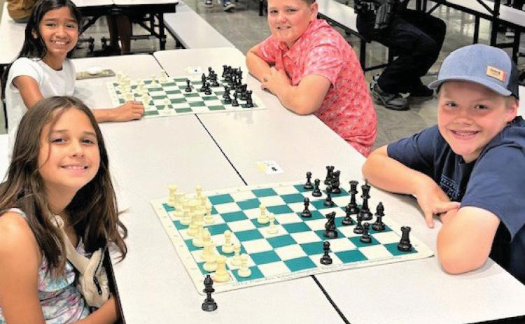 Richardson Elementary students Delayne Herrera, Dani Escamilla and Griffin Neinast participated in the annual Communities in Schools of the South Plains Tournament in Lubbock.