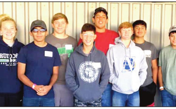Naz FFA first year members attended Greenhand camp this past week.