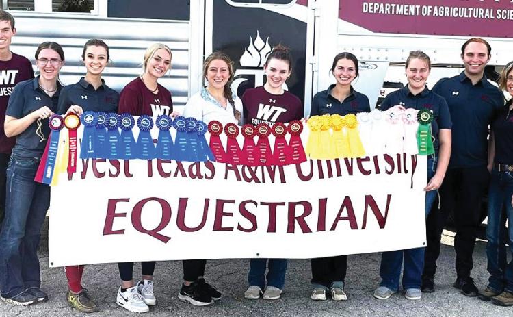 WTAMU Equestrian Team Leading region