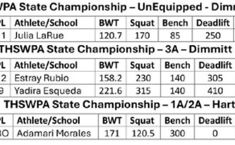 THSWPA State Championships