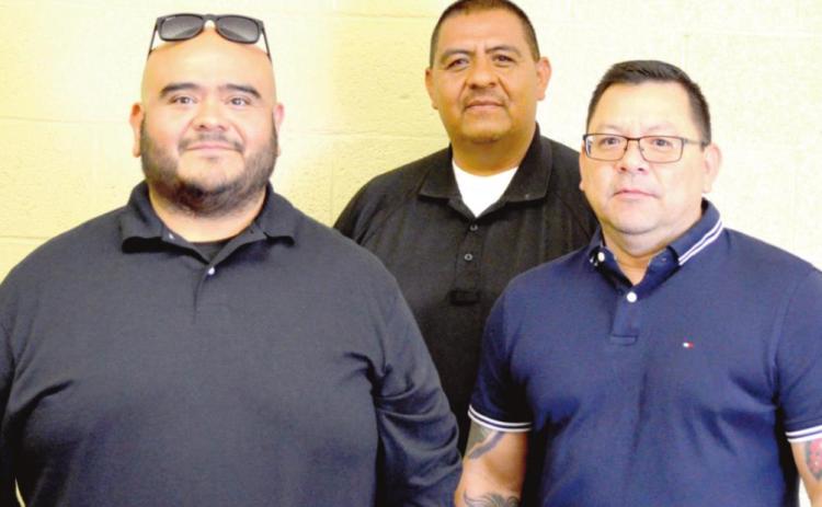 DPD Officer Tony Martinez, new Assistant Police Chief, and Officer Bobby Tagle were introduced at the city council meeting by Police Chief Miguel Ontiveros.