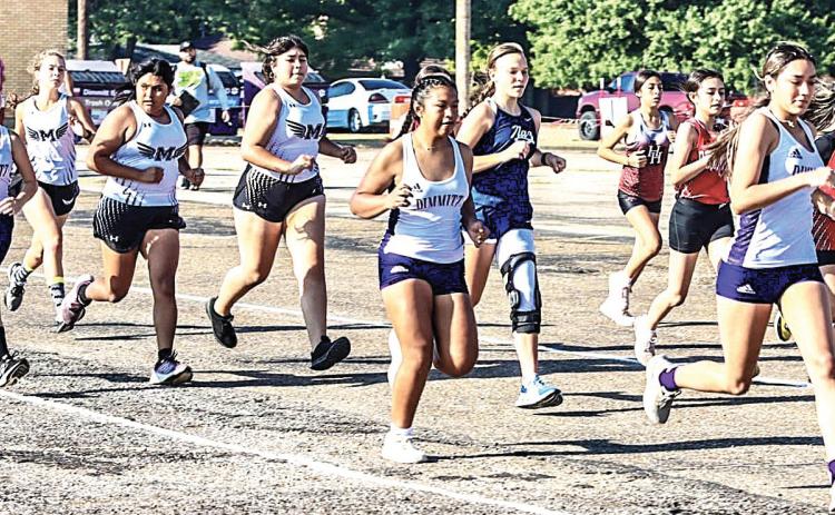 The Dimmitt girl’s cross country teams were off and running at the Dimmitt 2024 meet this past weekend.