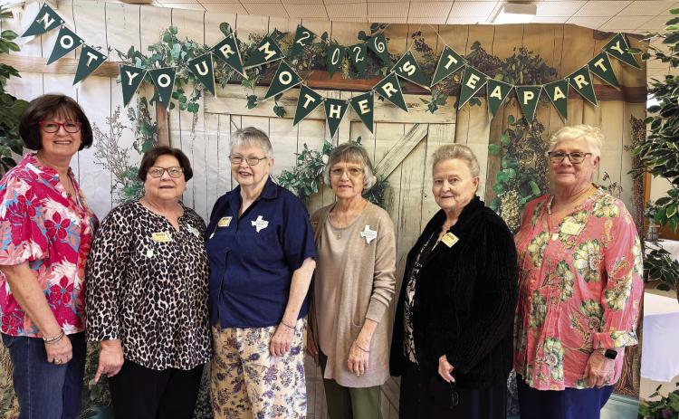 Glenda Gibson, Becky Tucker, Sheila Via, Linda Swanson, Lareta Bishop and Nancy Bonds attending the District 2 meeting in Snyder, Texas.