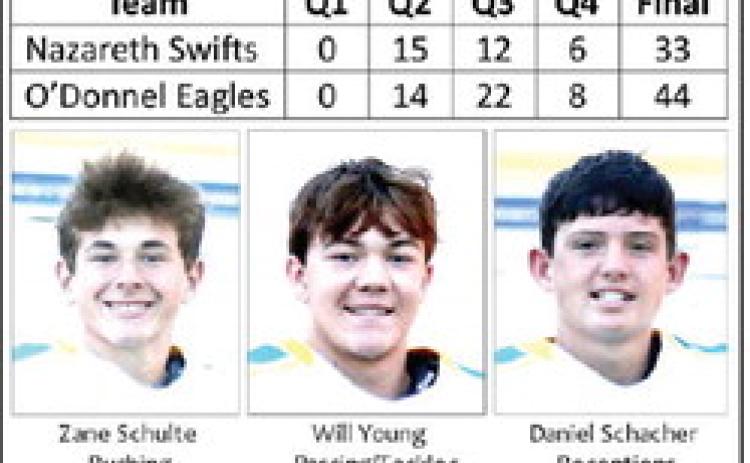 Swifts fall to Eagles, 44-33