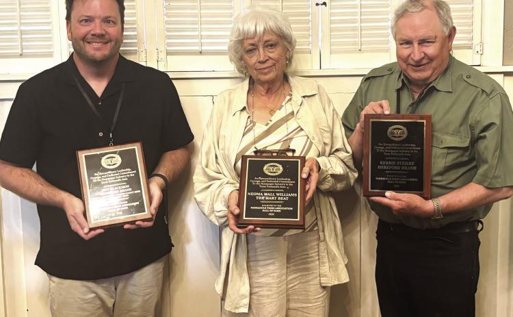 Castro County publishers Neoma Wall, Jeff Blackmon honored
