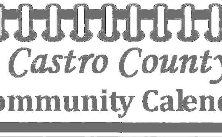 Castro County Community Calendar